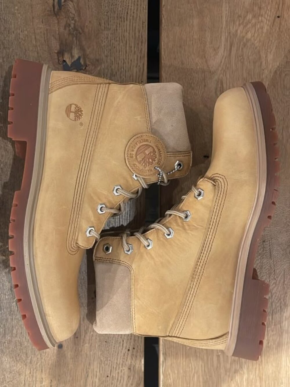 TIMBERLAND WOMEN'S 25 6 IN LACE WATERPROOF WHEAT FULL GRAIN A43H8-EN1 ALL SIZES